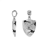 AP-9006-S Sterling Silver Beautiful Design Pendant With Plain Silver Jewelry Bali Designs Inc